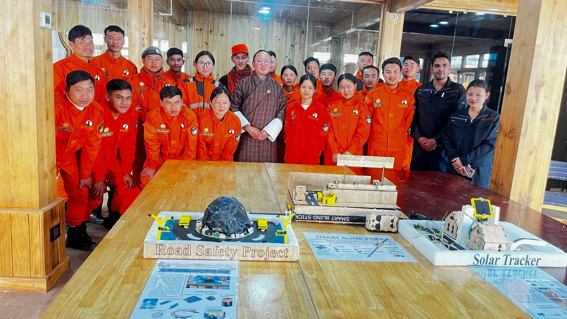 On March 5th, 2024, the DSP in Digital Fabrication course concluded after a month-long session at Choego Fablab, Thimphu. 